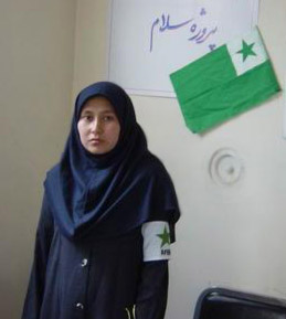 Хадизе Акбари, эсперантистка из Ирана